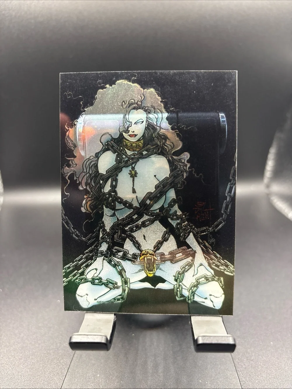 1995 Lady Death Series 2 ll Chase Card #3 C3 Chaos Clear Chrome